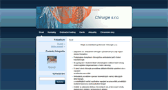 Desktop Screenshot of chirurgie-sro.cz