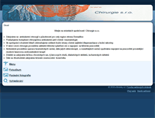 Tablet Screenshot of chirurgie-sro.cz